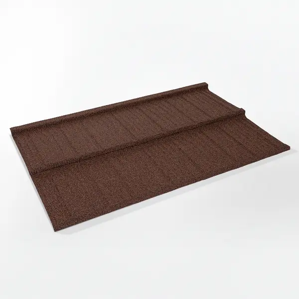 Telha Rock Steel Brown Wood